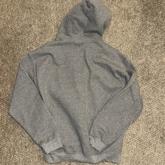 Gildan Gray Heavy Blend Unisex Hooded Sweatshirt Medium - Picture 2 of 6